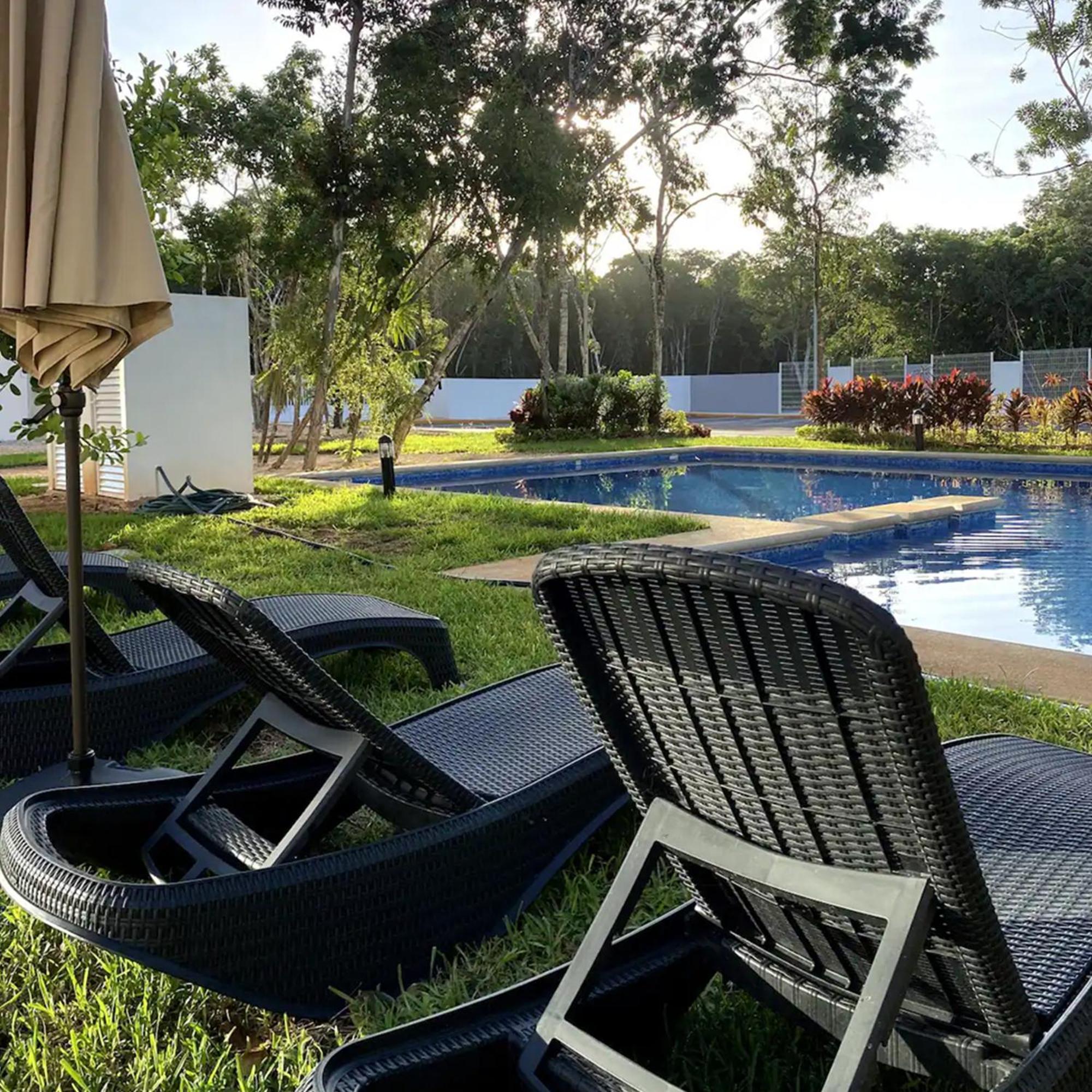 Bonito Departamento En Privada Con Alberca Leilighet Cancún Eksteriør bilde